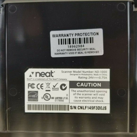 Neat Desk Document Scanner Digital Filing System ND-1000 Black - Picture 6 of 6